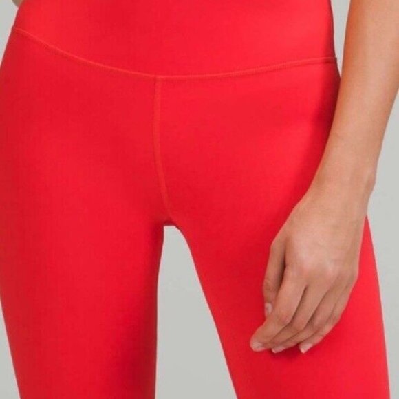 NWT Lululemon Align HR Pant25" Sizes (2, 4, 8 and 10) Carnation Red yoga pants - Picture 3 of 8